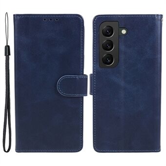 Til Samsung Galaxy S23 PU Læder Telefon Case Pung Stand Calf Texture Telefon Cover