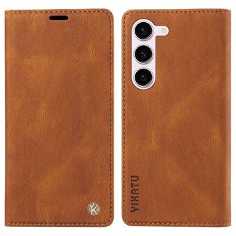 YIKATU YK-004 til Samsung Galaxy S23 Anti-ridse lædercover Stand Wallet Skin-touch telefoncover