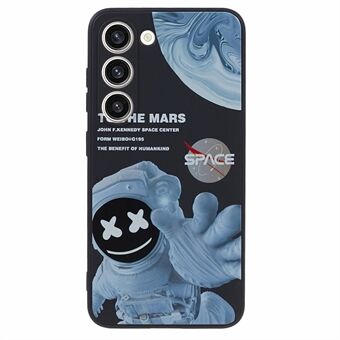 Til Samsung Galaxy S23 telefon TPU etui Astronaut mønster udskrivning Anti-ridse telefoncover