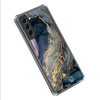 Til Samsung Galaxy S23+ IMD abstrakt marmormønster printetui Blød TPU faldbeskyttelse Anti-fald telefoncover