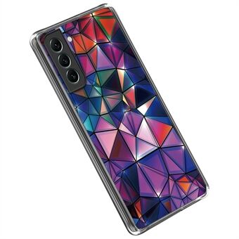 Til Samsung Galaxy S23+ Anti-ridse mønster udskrivning telefoncover IMD fleksibel TPU faldsikkert bagcover