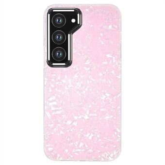 IPAKY mobiltelefon cover til Samsung Galaxy S23+, anti-fading IMD akryl+blødt TPU stødsikkert telefoncover