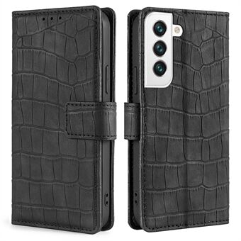Til Samsung Galaxy S23+ Crocodile Texture Pung Etui Stand Funktion PU-læder Hudberøring Føler stødsikkert telefoncover