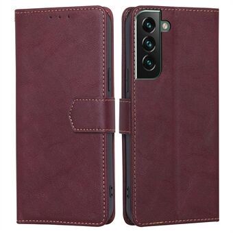 Til Samsung Galaxy S23+ RFID-blokerende beskyttelse Pung-etui Kohud Tekstur PU-læder Magnetisk Flip Book Stand Telefoncover