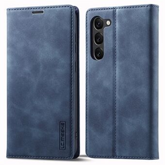 LC.IMEEKE Til Samsung Galaxy S23+ Drop-proof PU Læder Folio Flip Case Stand Magnetisk Autoabsorberet Mobiltelefon Cover