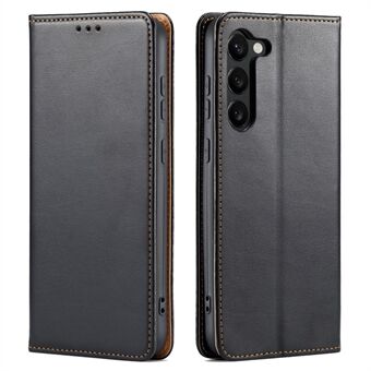 FIERRE SHANN til Samsung Galaxy S23+ Stand Wallet Phone Case PU Læder Smartphone Cover