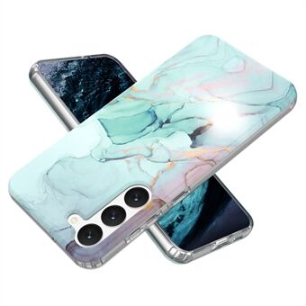 Til Samsung Galaxy S23+ GW18 IMD Mobiltelefon Bagcover PC+TPU Marmormønster Telefoncover
