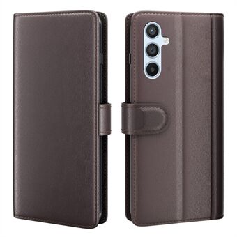 Til Samsung Galaxy A54 5G Protective Folio Flip Wallet Case Ægte Split Læder Ridsefast Telefon Cover Stand