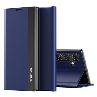 Til Samsung Galaxy A54 5G galvanisering PU læder telefoncover Stand Anti-ridse smartphone cover