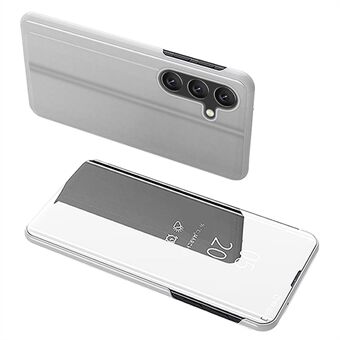Til Samsung Galaxy A54 5G View Window PU-læder beskyttende telefontaske Stand Spejl Galvanisering Anti-ridse telefoncover
