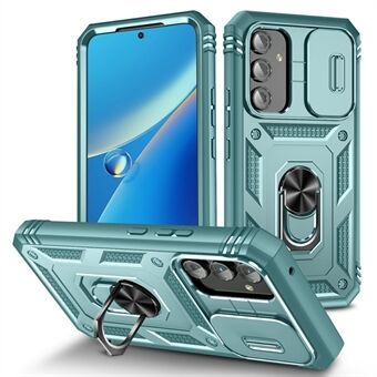 Til Samsung Galaxy A54 5G PC TPU-etui Kickstand Stødsikkert cover med kortslot, linsebeskytter