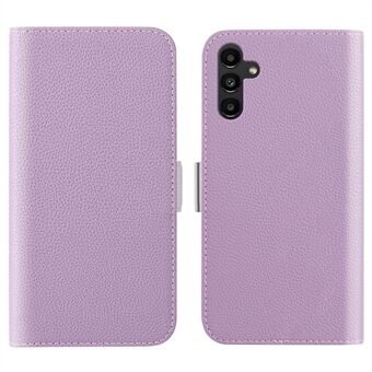Litchi Texture Wallet Phone Cover til Samsung Galaxy A54 5G, Candy Color PU Stand etui