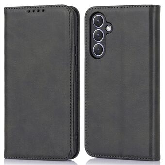 PU Læder Folio Flip Cover til Samsung Galaxy A54 5G Pung Telefon Case Calf Texture Shockproof Cover