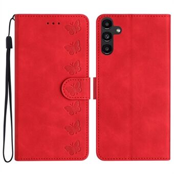Lædertelefontaske til Samsung Galaxy A54 5G Butterfly-præget anti-drop Stand Shell Wallet Flip Cover