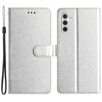 Silk Texture Phone Case til Samsung Galaxy A54 5G PU Læder Wallet Stand Cover