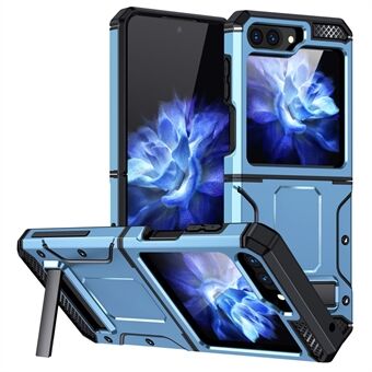 Til Samsung Galaxy Z Flip5 5G TPU+PC stødsikkert cover Kickstand telefoncover