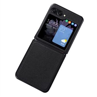 Til Samsung Galaxy Z Flip5 5G Slim Phone Case Koskind + PC skridsikkert stødsikkert cover