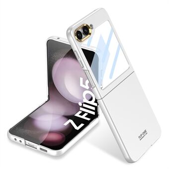 GKK til Samsung Galaxy Z Flip5 5G stødsikker etui hårdt pc-telefoncover med hærdet glasfilm