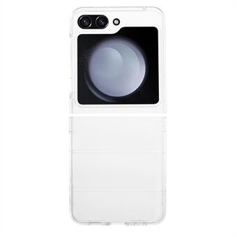 Til Samsung Galaxy Z Flip5 5G Clear Phone Case Anti-ridse hårdt PC Bagcover