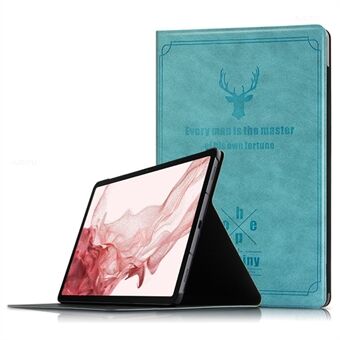 Til Samsung Galaxy Tab S9 Stativ-etui Folio Flip PU-læder+PC Anti-drop Tablet Beskyttelsescover