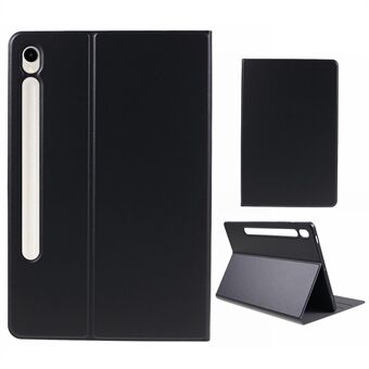 For Samsung Galaxy Tab S9 PU Læder Tablet Etui Foldbar Stand Tablet Beskyttende Cover
