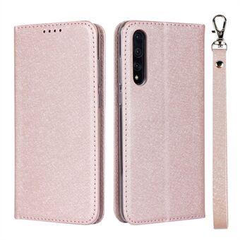 Silk Skin læder tegnebog Stand beskyttende telefon taske til Huawei P20 Pro