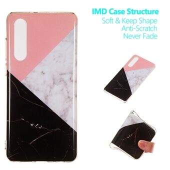 Marble Pattern IMD TPU Soft Back Cover til Huawei P30