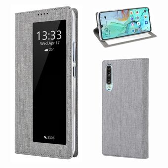 VILI DMX foldet Stand udsigtsvindue læder telefon cover til Huawei P30