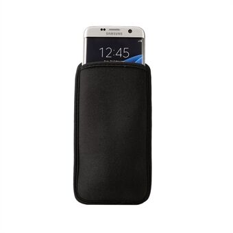 Neopren etui med ærmer til Samsung Galaxy S7 Edge G935, størrelse: 165 x 90 mm