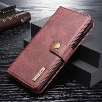 DG.MING Aftagelig 2-i-1 split læder tegnebog shell + pc bag taske til Huawei P30 Pro