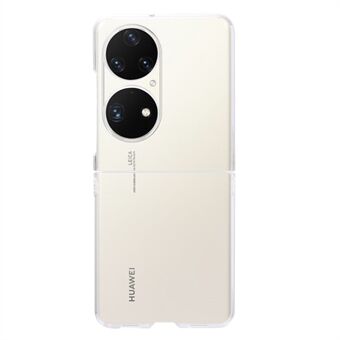 Til Huawei P50 Pocket Hard PC Cover Anti-ridse Transparent Folde Phone Case