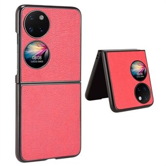 Til Huawei P50 Pocket / Pocket S Retro Texture Ridsefast telefoncover Stødsikker PU-læderbelagt pc-beskyttelsescover