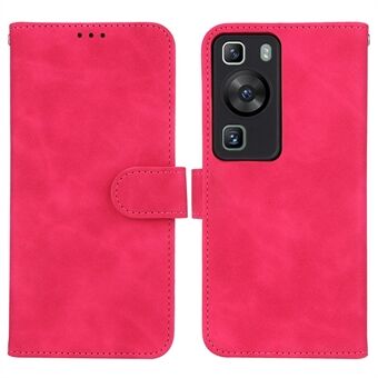 Til Huawei P60 / P60 Pro Pung Telefon Case PU Læder Skin-touch Stand Folio Shockproof Cover