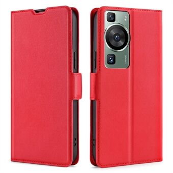 Stødsikker telefoncover til Huawei P60 / P60 Pro PU læder Anti-Drop Flip Cover med Stand