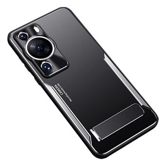 Til Huawei P60 Pro Kickstand telefoncover TPU + aluminiumslegering Anti-drop telefoncover