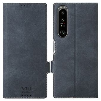 VILI KR2 Series Læder Mobiltelefon Case Cover Shell med kortholder til Sony Xperia 1 III 5G