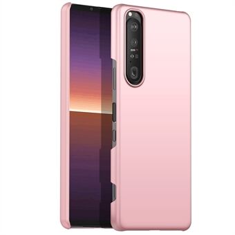 Til Sony Xperia 1 III 5G Solid Color Shockproof Phone Case Hard PC Back Cover