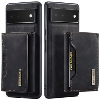 DG.MING M2-serien Multi Card Slots Anti-fald magnetisk tegnebogsdesign Hybrid Case med Kickstand til Google Pixel 6.
