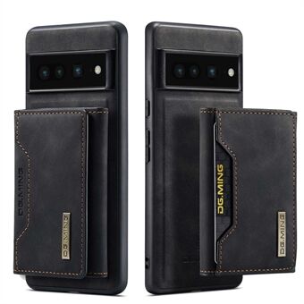 DG.MING M2-serien magnetisk pung-telefontaske til Google Pixel 7 Pro, Aftagelig 2-i-1-støtteben sikkerhedshætte