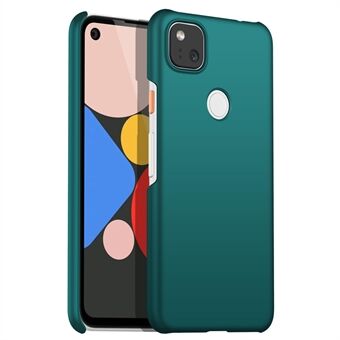 For Google Pixel 4a mobiltelefondæksel i hård plastik, stødsikkert, ensfarvet mobiltelefon bagside.