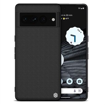 NILLKIN Nylon Fiber telefon-etui til Google Pixel 7 Pro 5G, tekstur PC + TPU beskyttende telefon bagcover