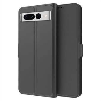For Google Pixel 7 Pro 5G Fuldbeskyttelse PU-læder Flip Folio Telefoncover Kortholder Indre TPU Magnetisk Stand Smartphone-etui