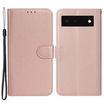 B40 til Google Pixel 6 Anti-Drop Wallet Phone Case i PU læder med magnetisk lukning og telefonholder
