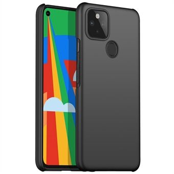 Til Google Pixel 5a 5G Solid Color Phone Case Hard PC Anti-fingerprint Protective Back Cover