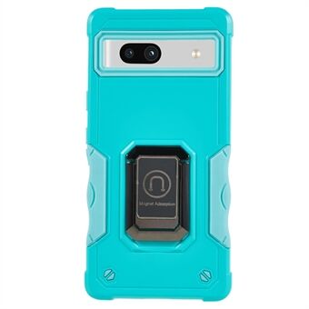 For Google Pixel 7a Kickstand Phone Case:
PC + TPU Drop-proof Telefon Cover