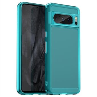 For Google Pixel 8 Pro Candy Series Anti-fall Air Cushions TPU Phone Case Back Protector Clear Cover 

Til Google Pixel 8 Pro Candy-serien, Anti-falds Air Cushion TPU-telefoncover bagbeskytter klar cover.
