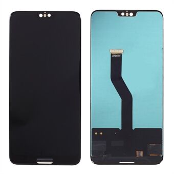 Udskiftning af LCD-skærm og digitaliseringsmodul (TFT-version, mindre skærmstørrelse) (uden logo) til Huawei P20 Pro - Sort