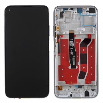 LCD Display Screen and Digitizer Assembly + Frame Replacement (Without Logo) for Huawei P40 lite 4G / nova 6 SE