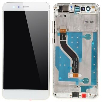 Til Huawei P10 Lite Grade C LCD-skærm og digitaliseringsenhed + rammeudskiftningsdel (uden logo)