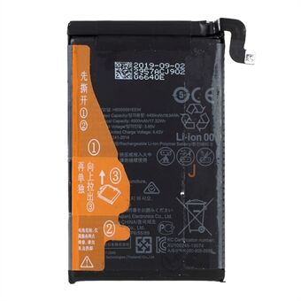 For Huawei Mate 30 Pro 5G 3.85V 4400mAh Li-Polymer Battery Replacement Part (Encode: HB555591EEW) (without Logo)